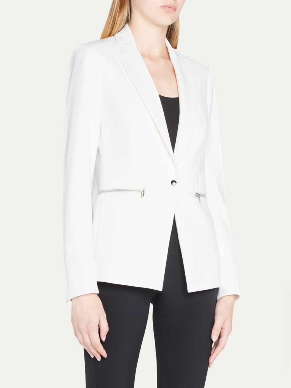 NWT Veronica Beard Tailored Scuba Stretch Dickey Blazer Jacket 10 Elevated Basic